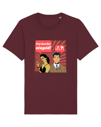 Retro Romance Comic Burgundy