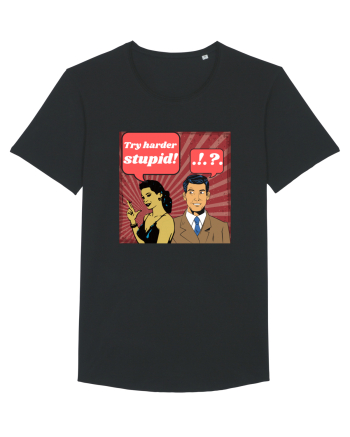 Retro Romance Comic Black