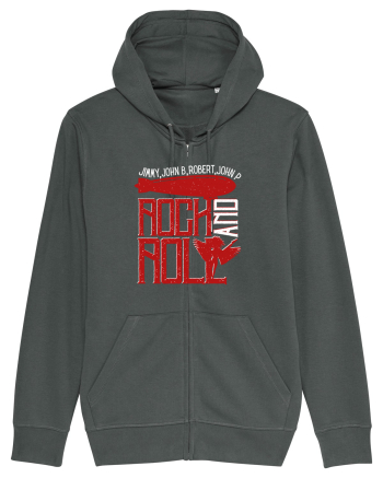 Retro Vintage Rock And Roll Anthracite