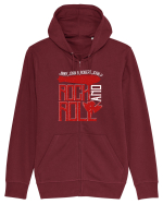 Retro Vintage Rock And Roll Hanorac cu fermoar Unisex Connector