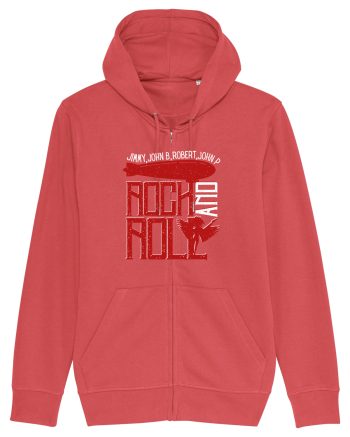 Retro Vintage Rock And Roll Carmine Red