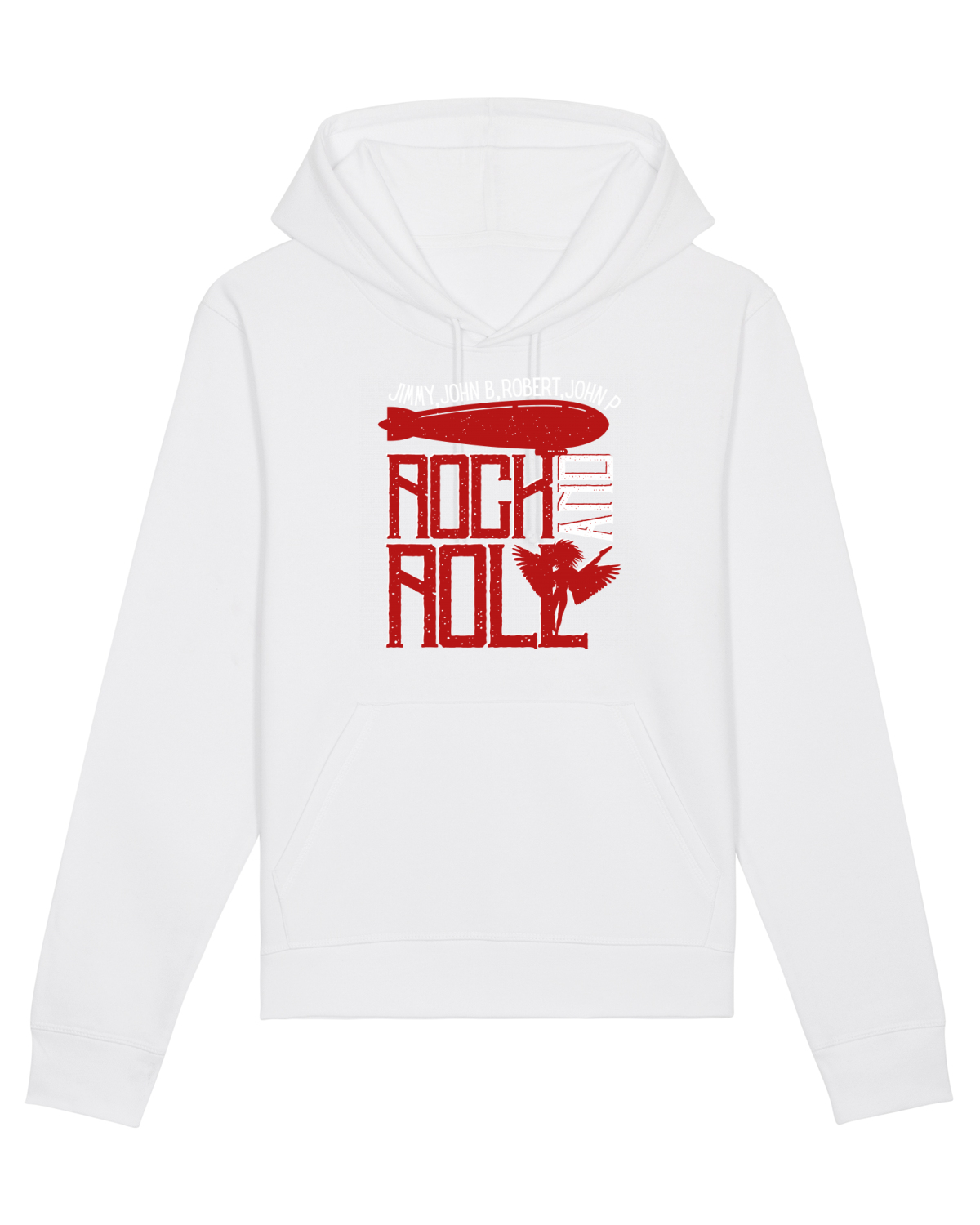 Hanorac Unisex Drummer White