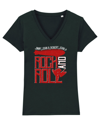 Retro Vintage Rock And Roll Black