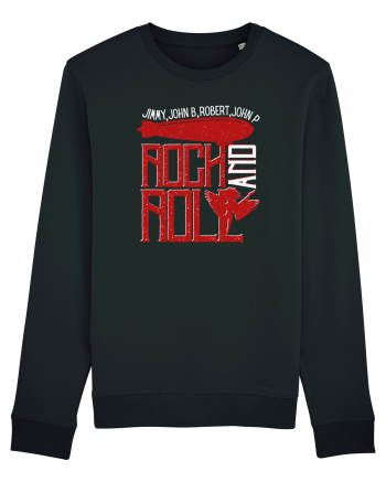 Retro Vintage Rock And Roll Black