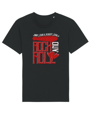 Retro Vintage Rock And Roll Black
