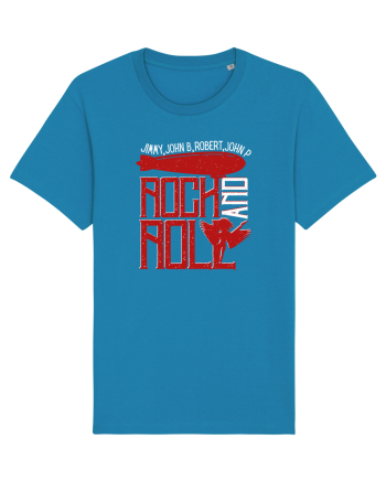 Retro Vintage Rock And Roll Azur