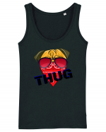 Funny Pug Pun .Thug tshirt Maiou Damă Dreamer