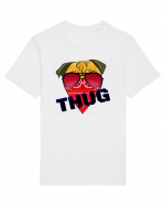 Funny Pug Pun .Thug tshirt Tricou mânecă scurtă Unisex Rocker