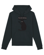 You Saw Nothing Funny Killer Cat Hanorac Unisex Drummer