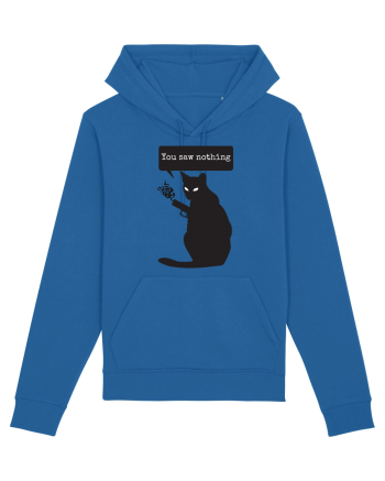 You Saw Nothing Funny Killer Cat Royal Blue