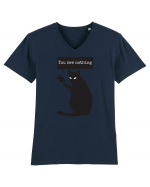 You Saw Nothing Funny Killer Cat Tricou mânecă scurtă guler V Bărbat Presenter