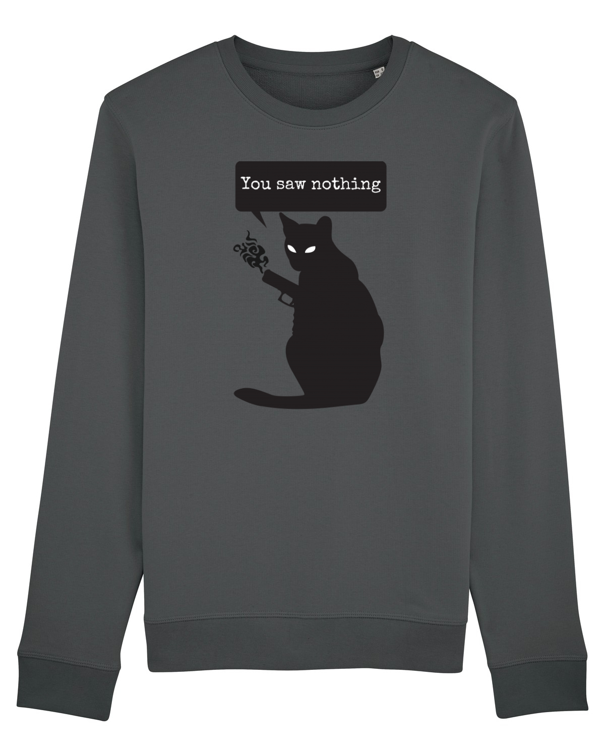 Bluză mânecă lungă Unisex Rise Anthracite