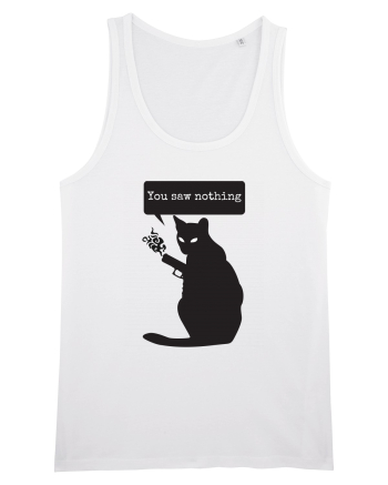 You Saw Nothing Funny Killer Cat White