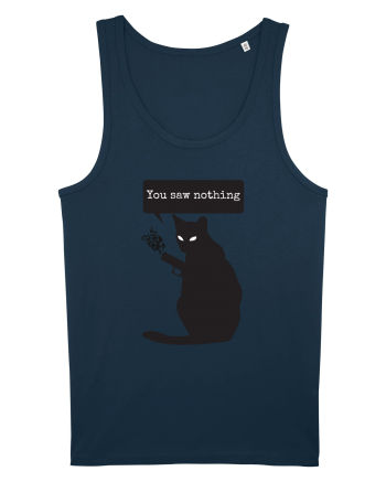 You Saw Nothing Funny Killer Cat Navy