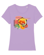 Tangerines Tricou mânecă scurtă guler larg fitted Damă Expresser