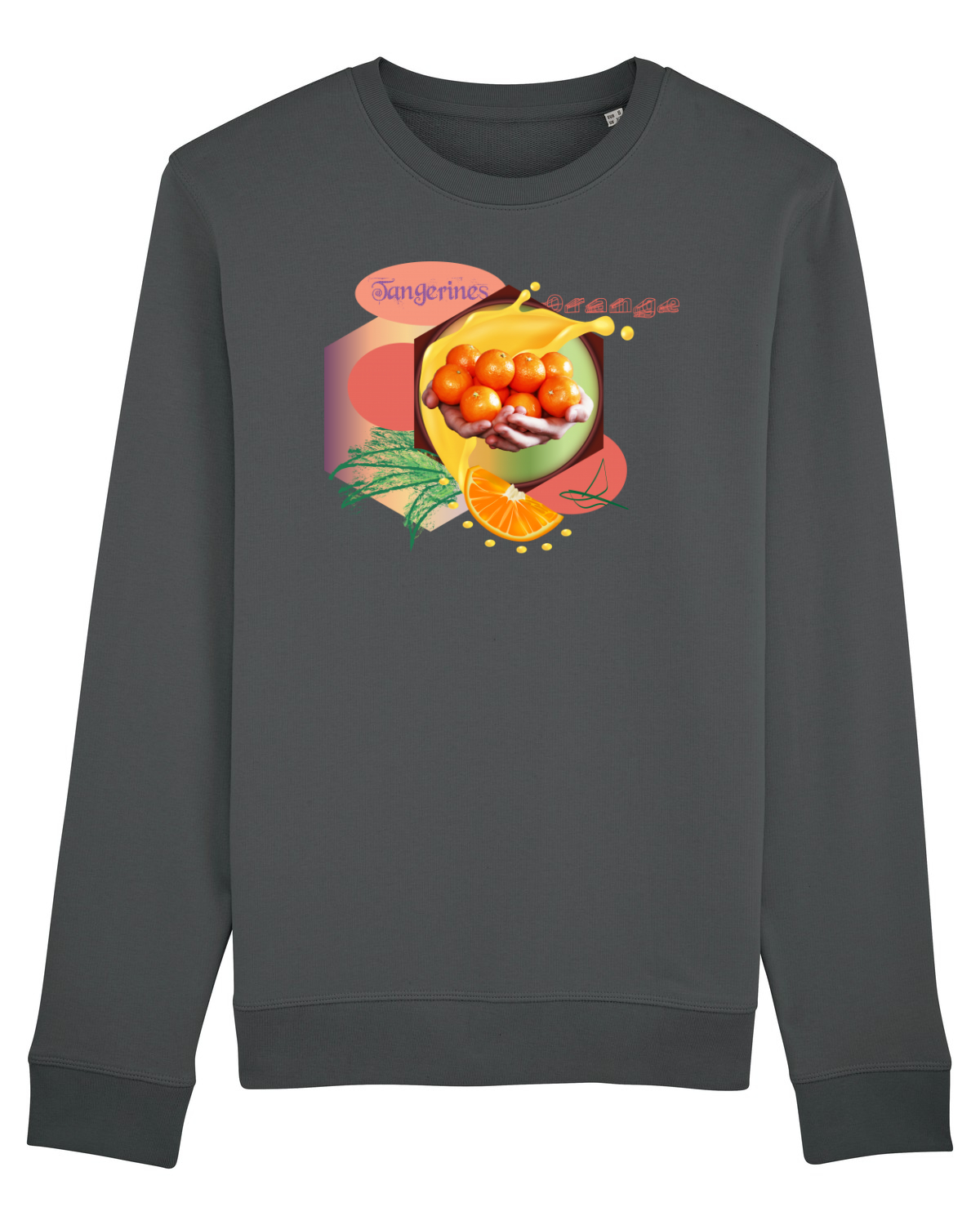 Bluză mânecă lungă Unisex Rise Anthracite