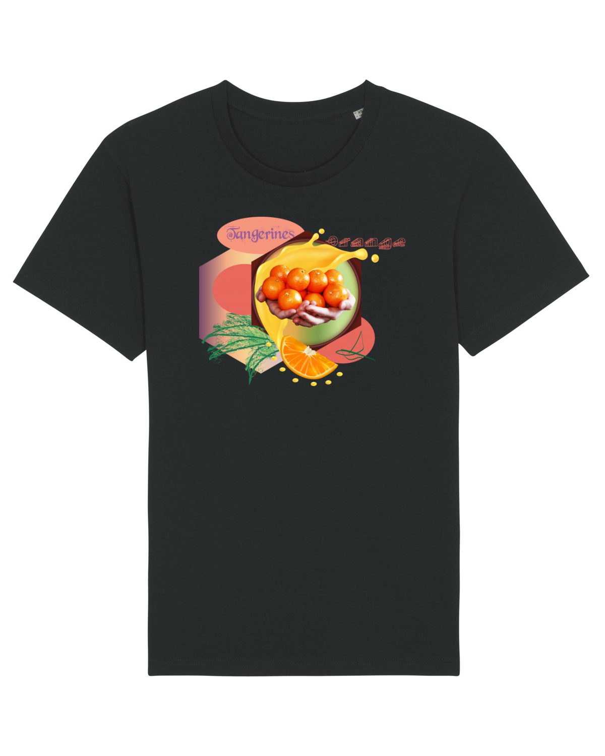 Tricou mânecă scurtă Unisex Rocker Black
