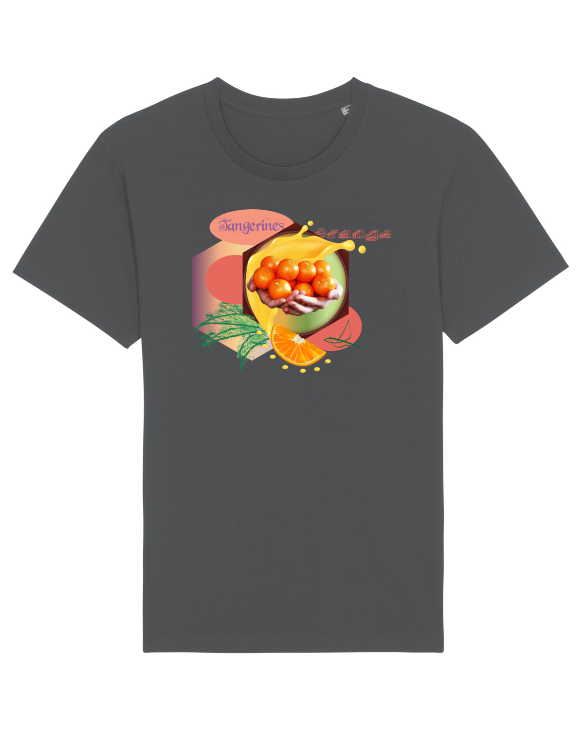 Tricou mânecă scurtă Unisex Rocker Anthracite