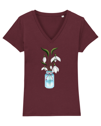 Snowdrops Burgundy