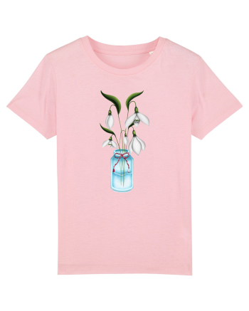 Snowdrops Cotton Pink