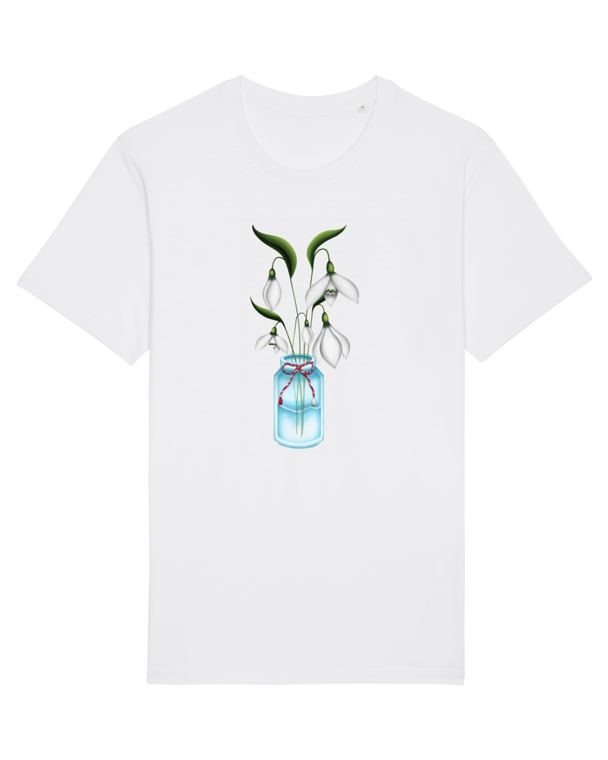Tricou mânecă scurtă Unisex Rocker White