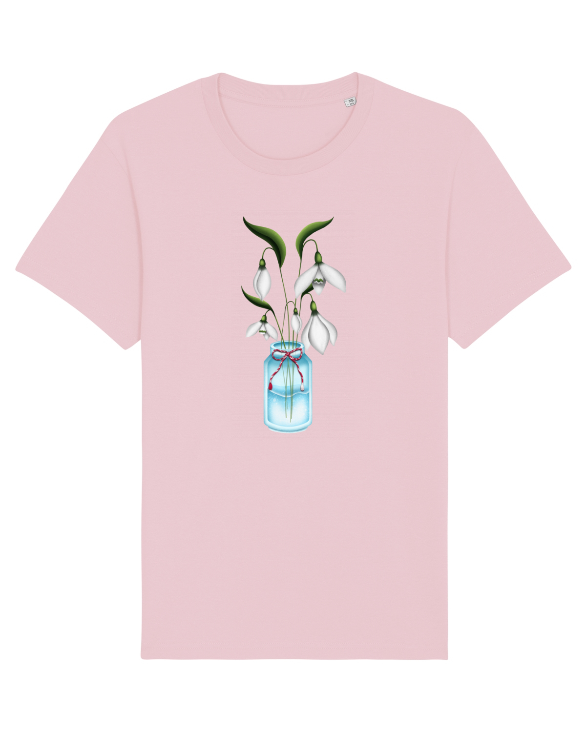 Tricou mânecă scurtă Unisex Rocker Cotton Pink