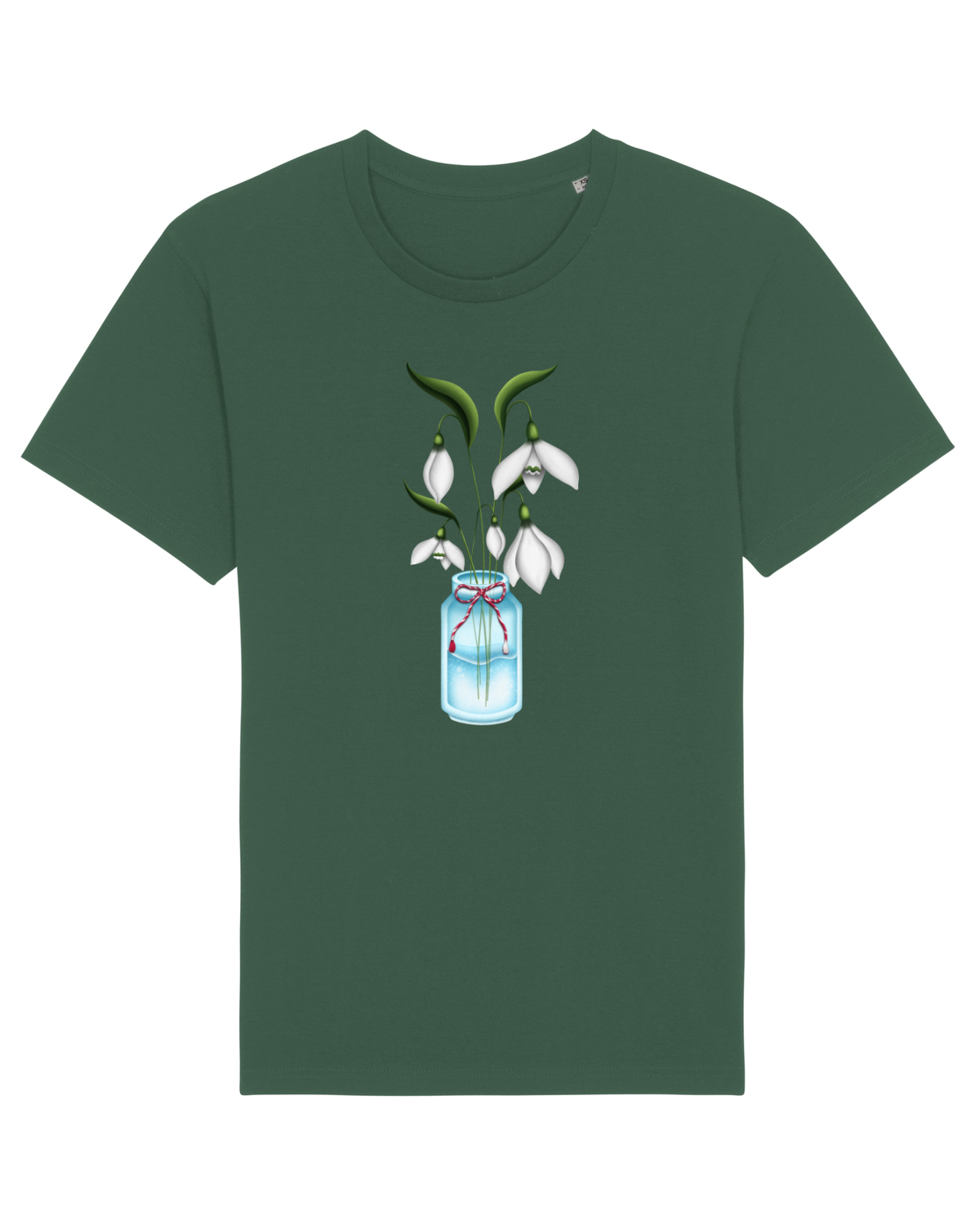 Tricou mânecă scurtă Unisex Rocker Bottle Green