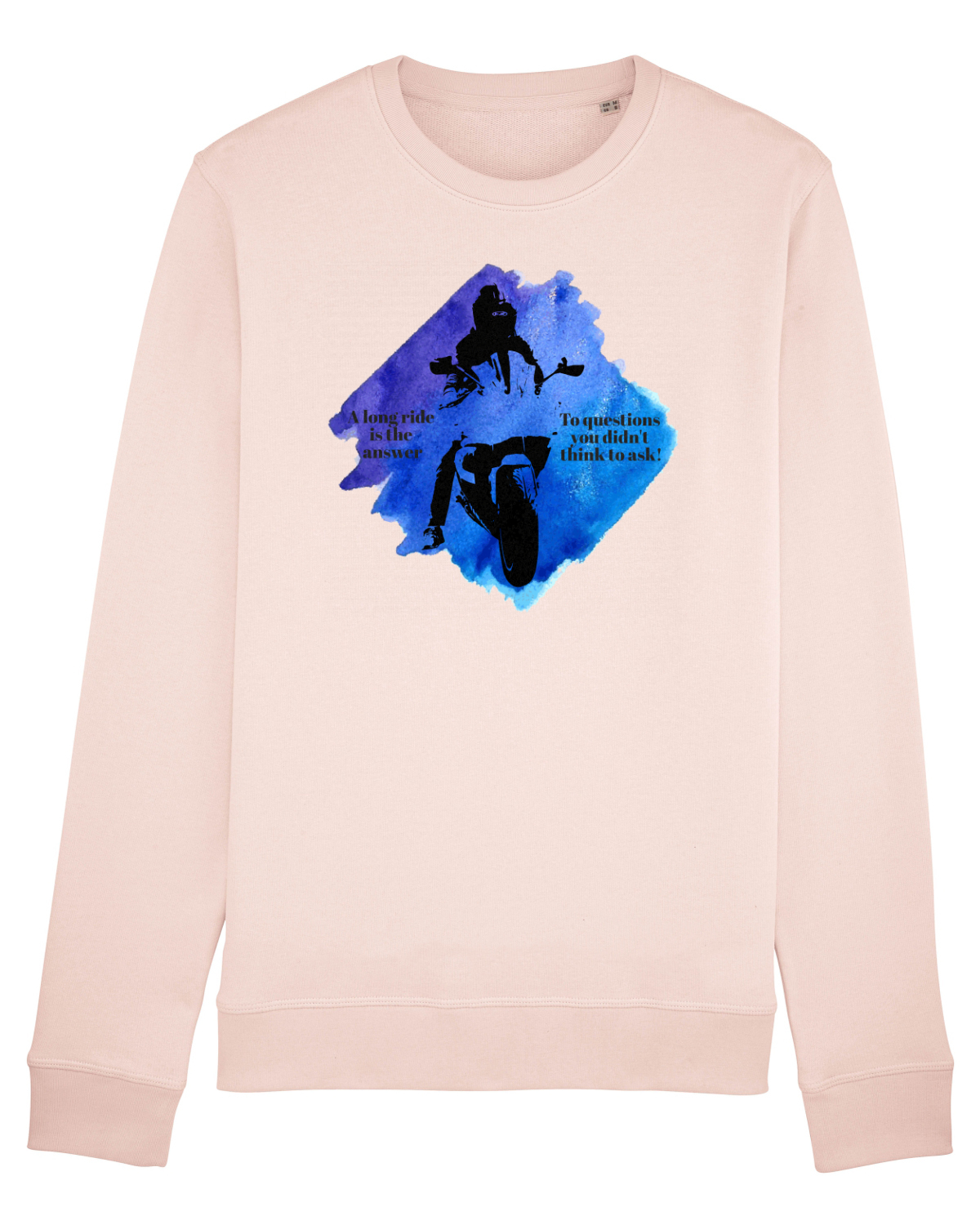 Bluză mânecă lungă Unisex Rise Candy Pink