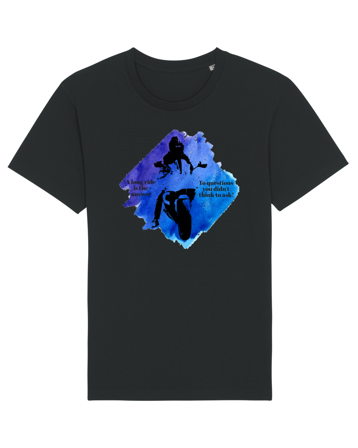 Tricou mânecă scurtă Unisex Rocker Black