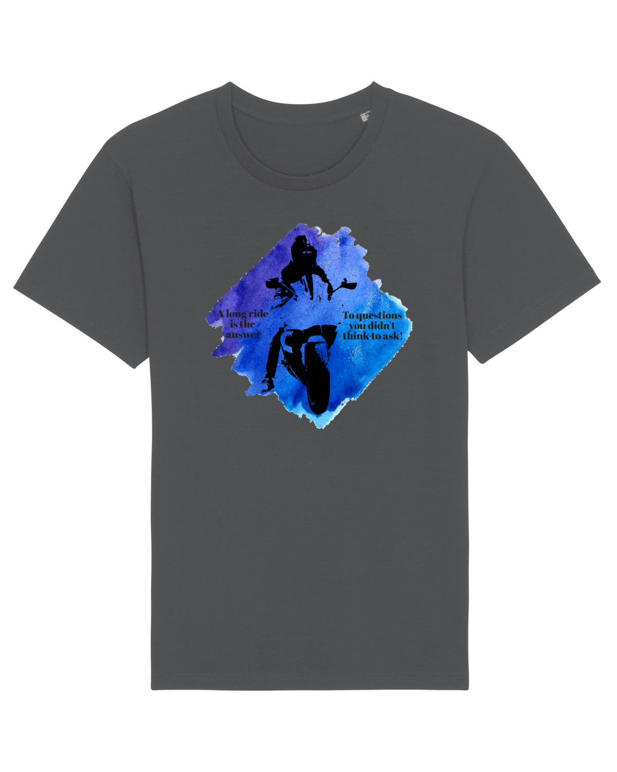 Tricou mânecă scurtă Unisex Rocker Anthracite
