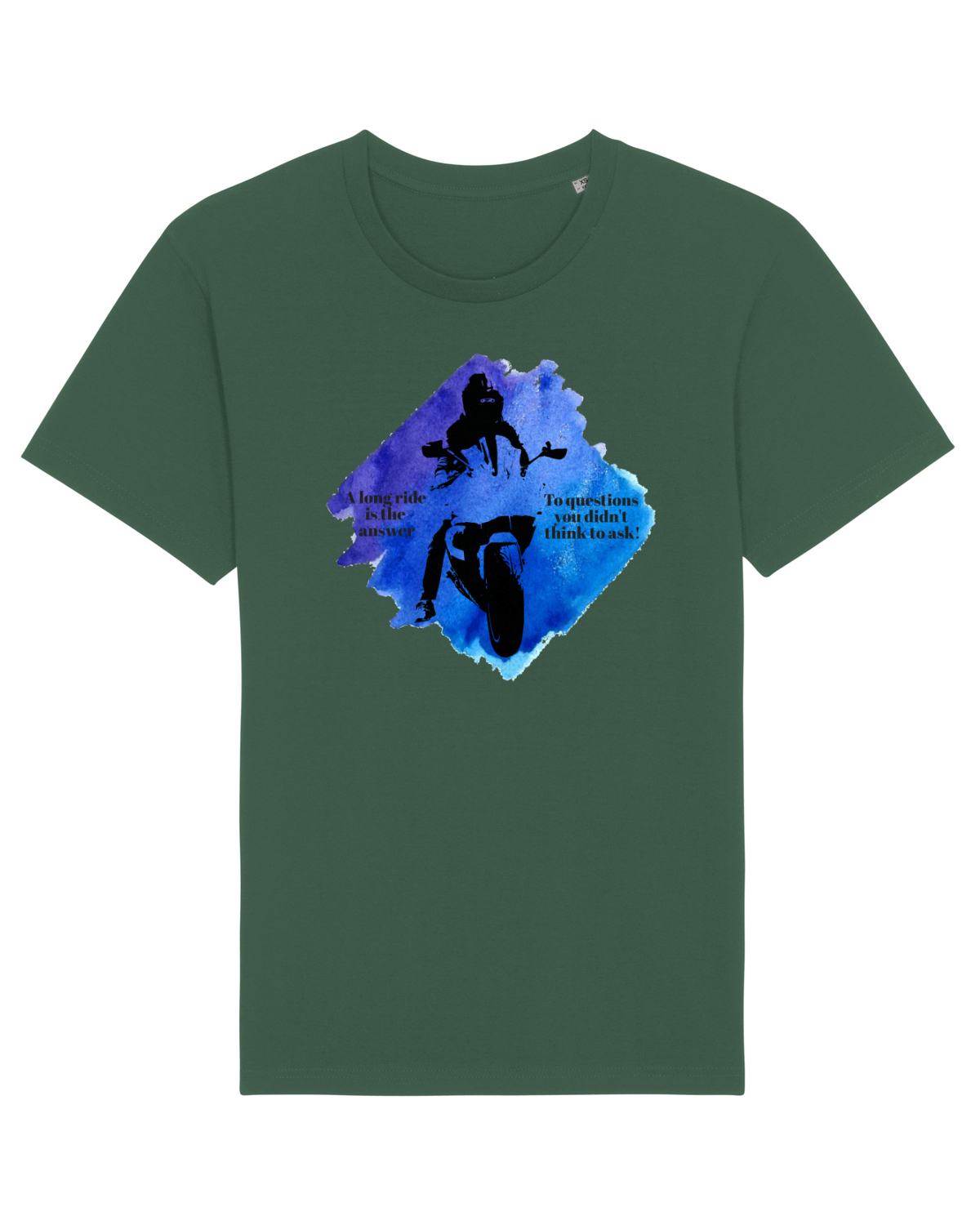 Tricou mânecă scurtă Unisex Rocker Bottle Green