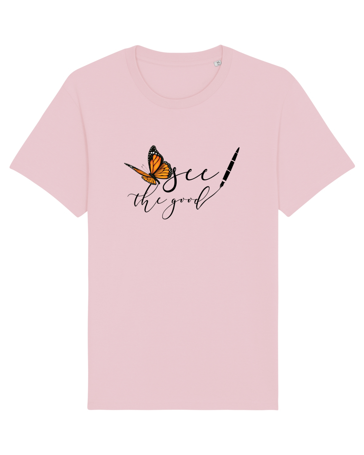 Tricou mânecă scurtă Unisex Rocker Cotton Pink