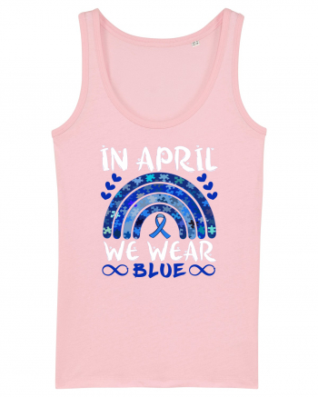 In Aprilie purtam albastru. Luna Autismului. In April we wear blue. Autism Cotton Pink