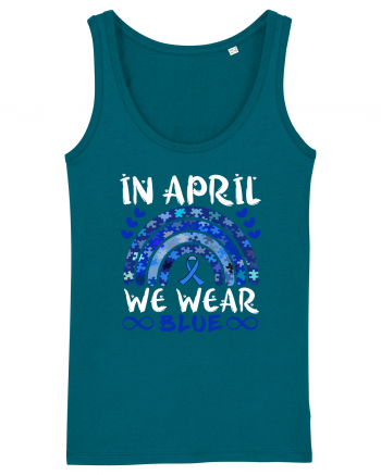 In Aprilie purtam albastru. Luna Autismului. In April we wear blue. Autism Ocean Depth