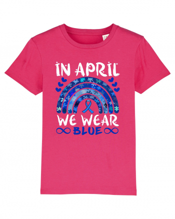 In Aprilie purtam albastru. Luna Autismului. In April we wear blue. Autism Raspberry