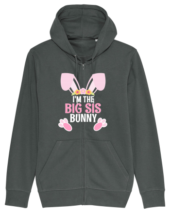 Sora mai mare tricou de Paste. I'm the Big Sis Bunny Anthracite