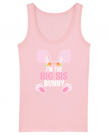 Sora mai mare tricou de Paste. I'm the Big Sis Bunny Cotton Pink