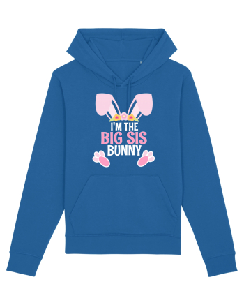 Sora mai mare tricou de Paste. I'm the Big Sis Bunny Royal Blue