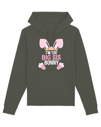 Sora mai mare tricou de Paste. I'm the Big Sis Bunny Khaki