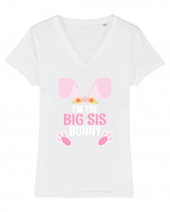 Sora mai mare tricou de Paste. I'm the Big Sis Bunny White