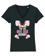 Sora mai mare tricou de Paste. I'm the Big Sis Bunny Tricou mânecă scurtă guler V Damă Evoker