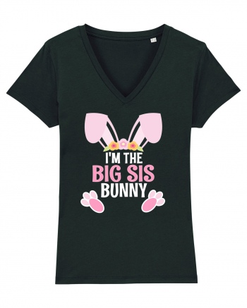 Sora mai mare tricou de Paste. I'm the Big Sis Bunny Black