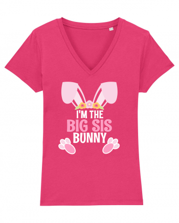 Sora mai mare tricou de Paste. I'm the Big Sis Bunny Raspberry