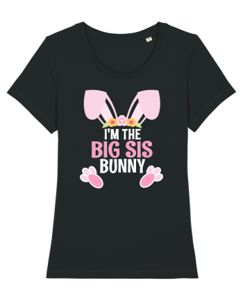 Sora mai mare tricou de Paste. I'm the Big Sis Bunny Black