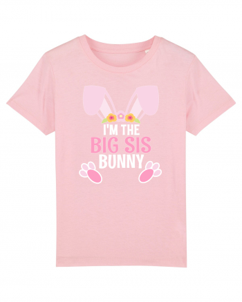 Sora mai mare tricou de Paste. I'm the Big Sis Bunny Cotton Pink