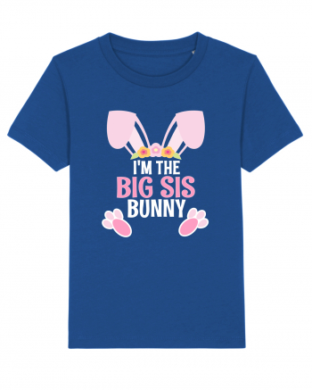 Sora mai mare tricou de Paste. I'm the Big Sis Bunny Majorelle Blue