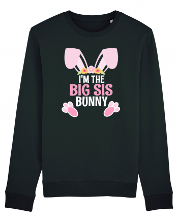 Sora mai mare tricou de Paste. I'm the Big Sis Bunny Black