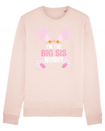 Sora mai mare tricou de Paste. I'm the Big Sis Bunny Candy Pink