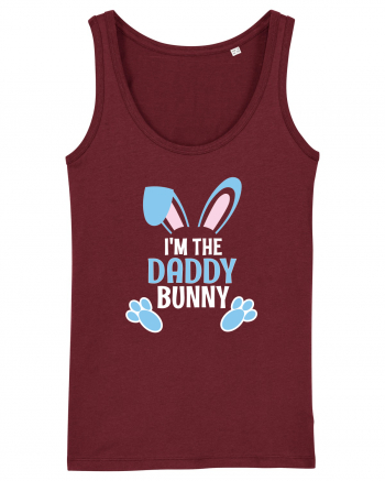 Cadou de Paste pentru tata. I'm the Daddy Bunny Easter Burgundy