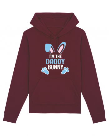 Cadou de Paste pentru tata. I'm the Daddy Bunny Easter Burgundy